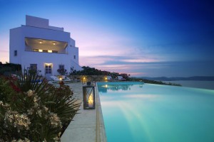 4. VILLA POOL AT DUSK WESTERN VIEW